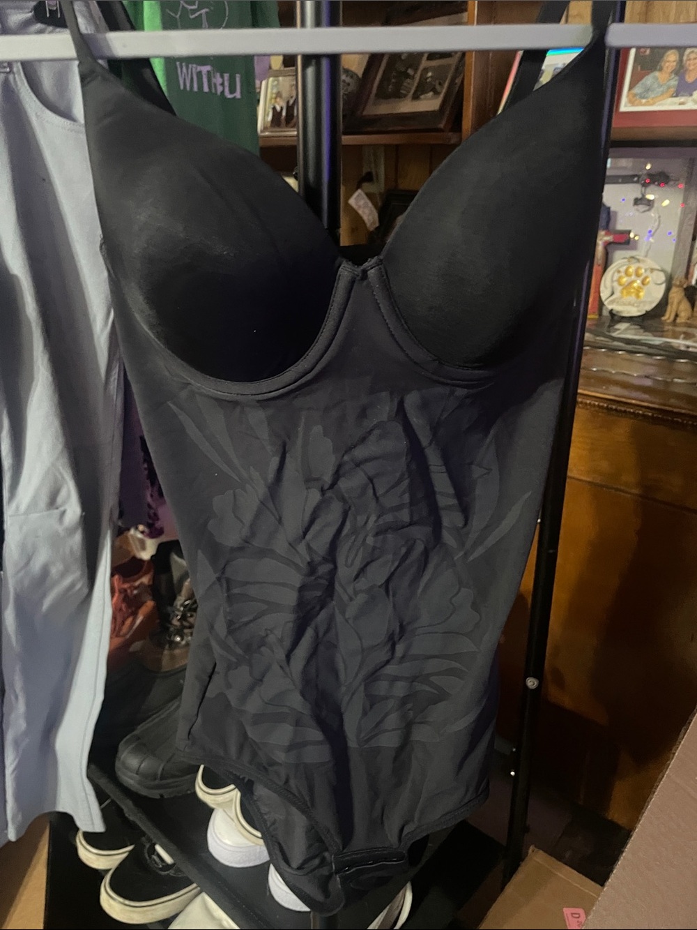 Maidenform Black Underwire Shaping Bodysuit